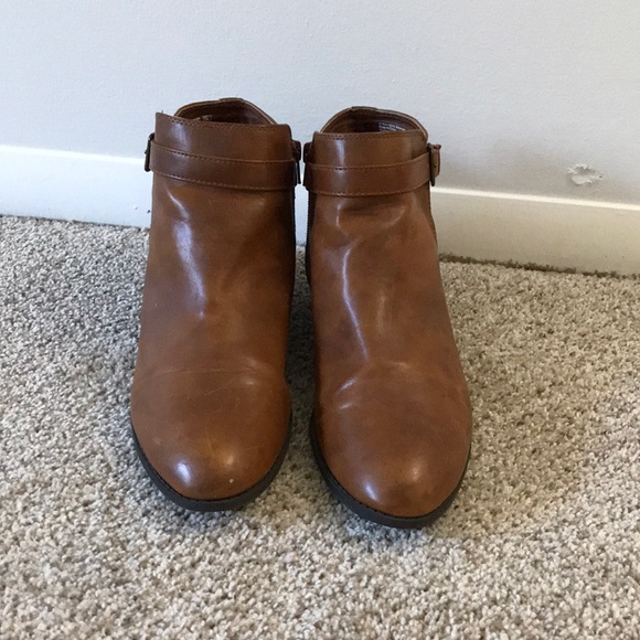 Womens Brown Booties - Picture 1 of 5